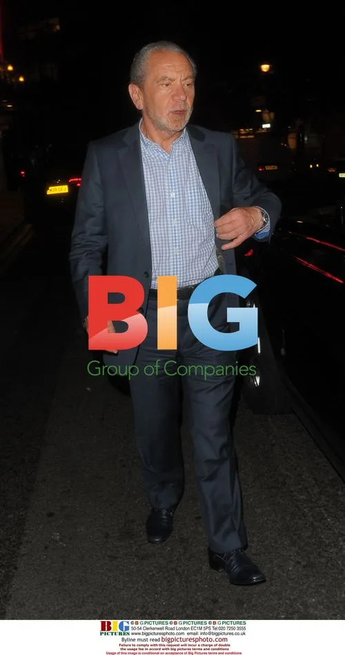 Alan Sugar at The Ivy in London