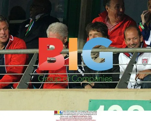 Bill Clinton and Mick Jagger at World Cup