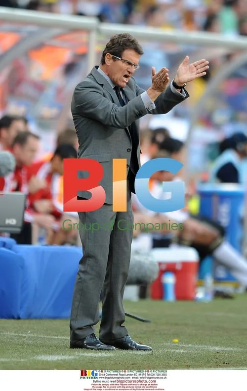 England manager Fabio Capello at 2010 World Cup