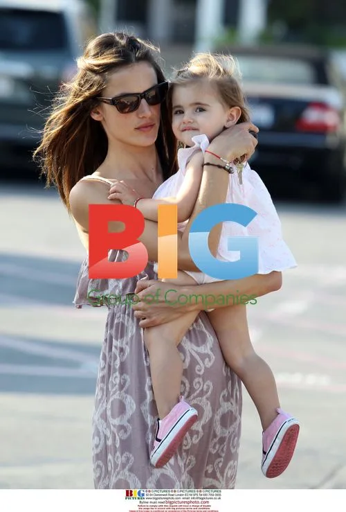 Alessandra Ambrosio and family at Malibu park