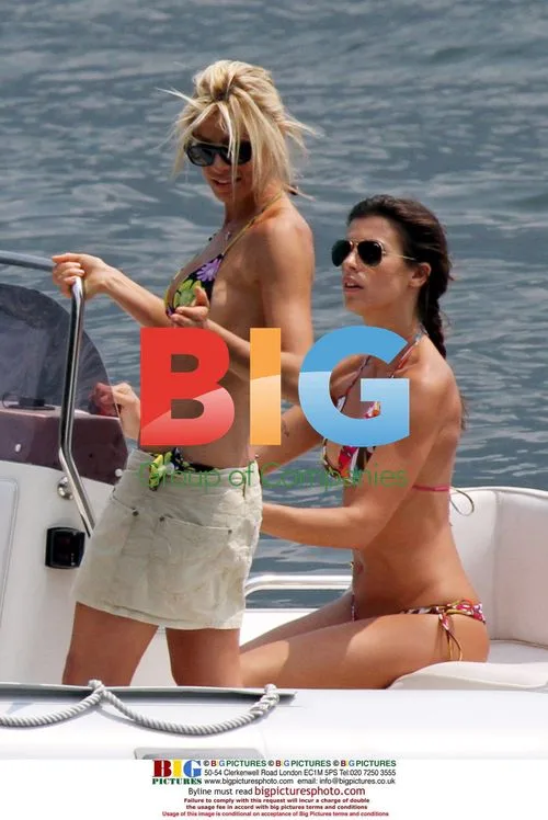 Elisabetta Canalis Boat Ride with Friend
