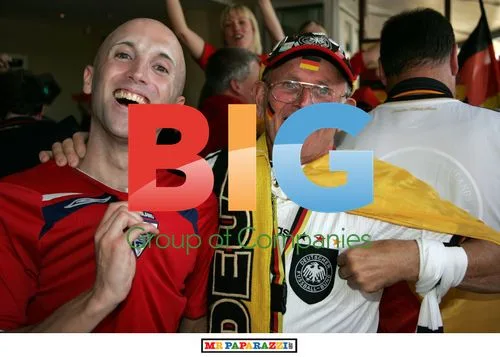 Fans at England vs Germany World Cup Match