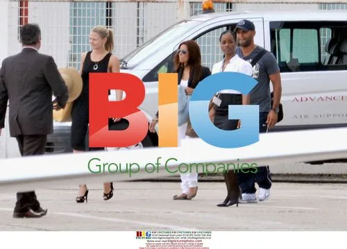 Eva Longoria and Tony Parker board private jet