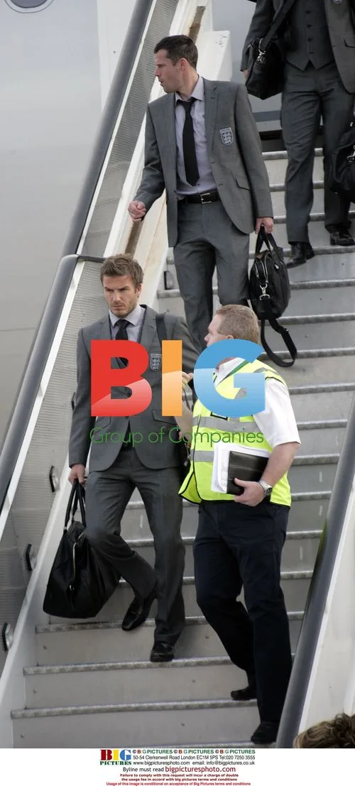 England Football Team at Heathrow