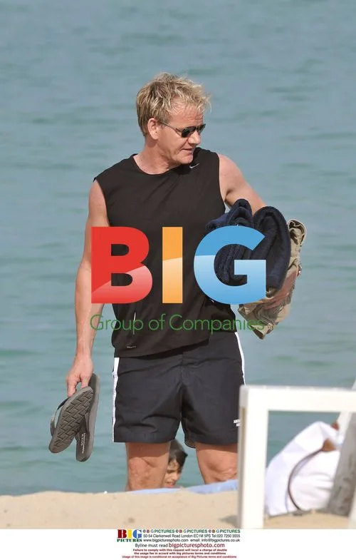 Gordon Ramsay with Wife in Saint Tropez