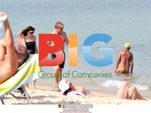Gordon Ramsay on Beach in Saint Tropez