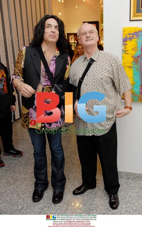 Bill Aucoin and Paul Stanley of KISS