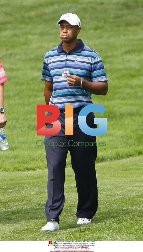 Tiger Woods Practices for AT&T National