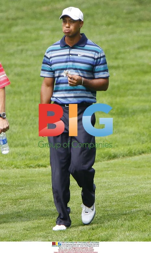Tiger Woods Practices for AT&T National