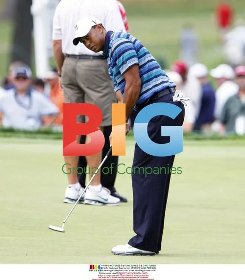Tiger Woods Practices for AT&T National