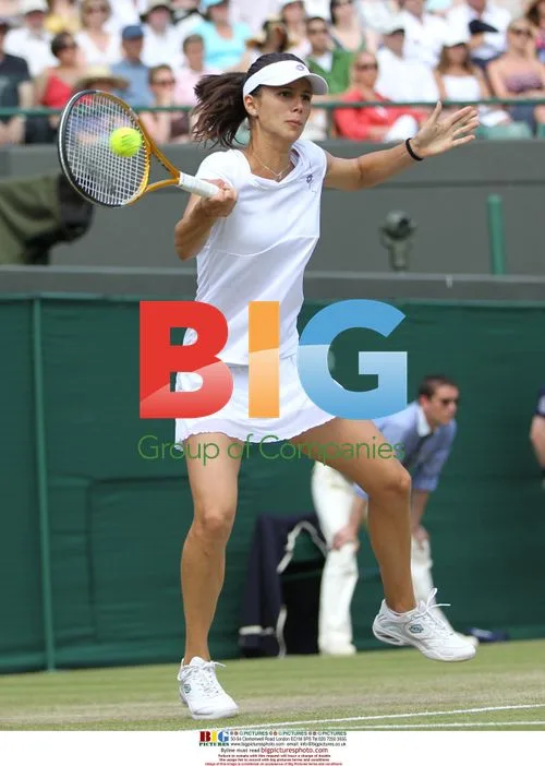 Tsvetana Pironkova at Wimbledon 2010
