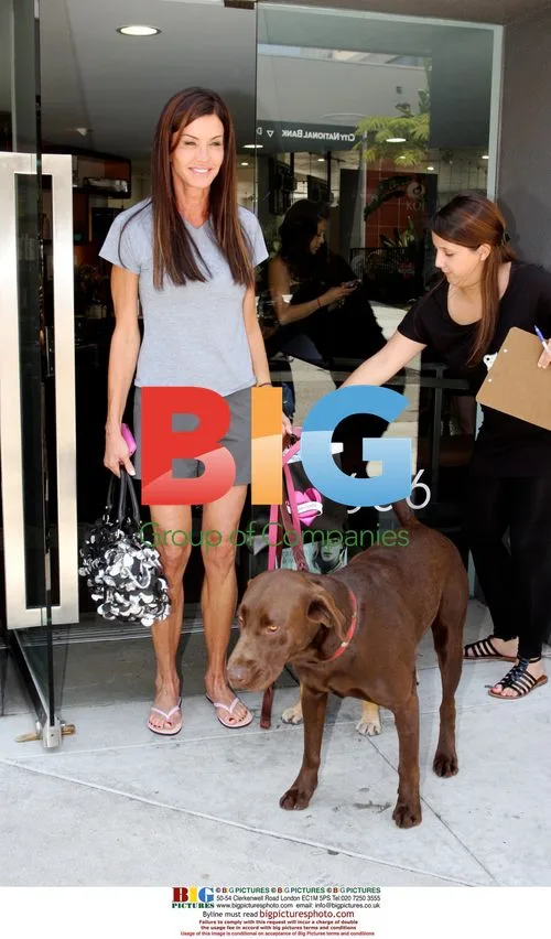 Janice Dickinson exits Beverly Hills salon