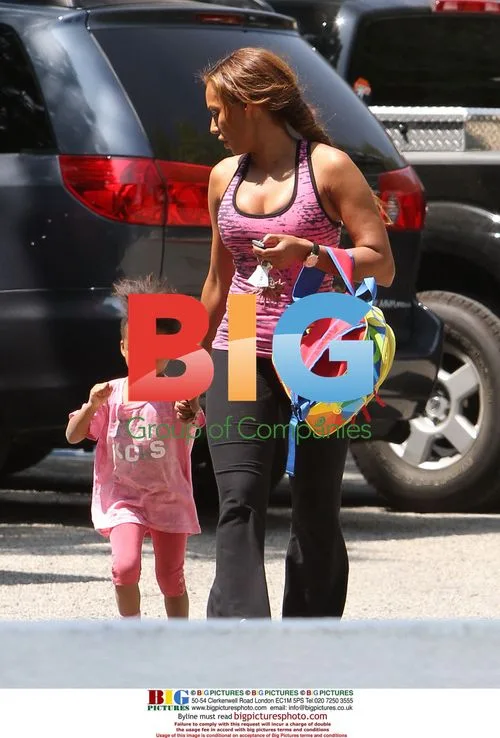 Mel B Picks Up Daughter Angel From School