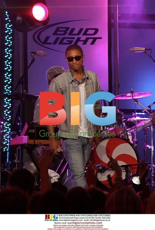 Pharrell and The Dream at 'The Jimmy Kimmel Show'