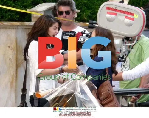 Leighton Meester, Luke Bracey, and Selena Gomez Film in Monaco