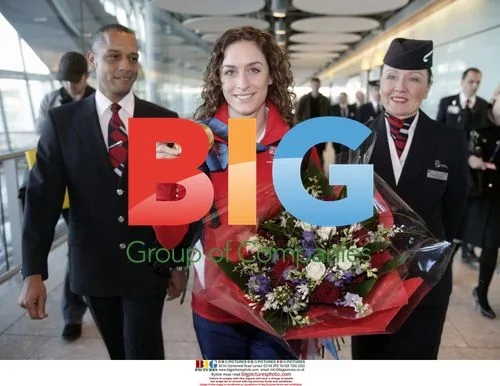 Amy Williams Arrives Home from Winter Olympics