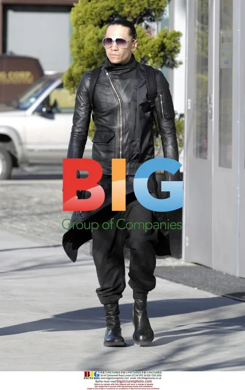 Taboo Leaving Hotel in New York