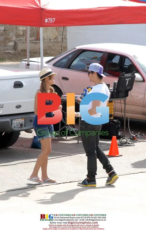 Nick Jonas Films Commercial with Brothers