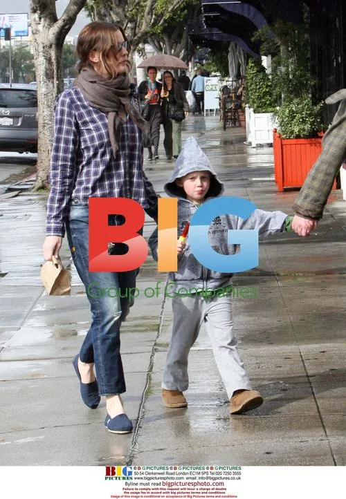 Liv Tyler with son Milo and Royston Langdon