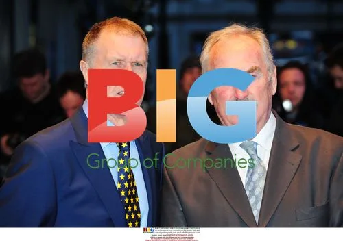Sir Geoff Hurst and PH Moriarty at 'The Shouting Men' Premiere