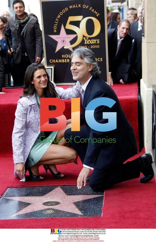 Andrea Bocelli Honored with Hollywood Star