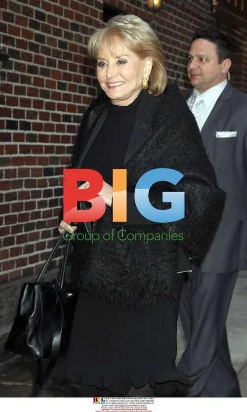 Barbara Walters at The Late Show with David Letterman
