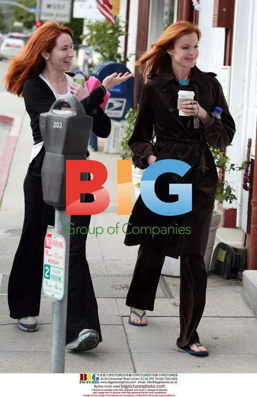 Marcia Cross at The Brentwood Country Mart