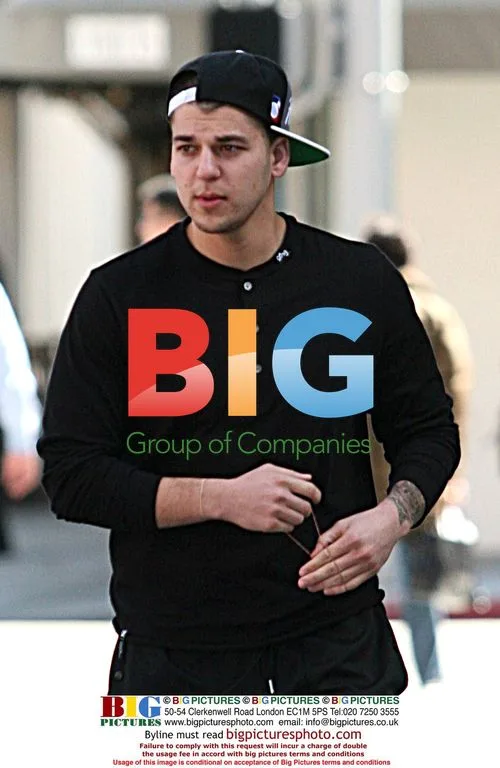 Rob Kardashian on Beverly Hills Street