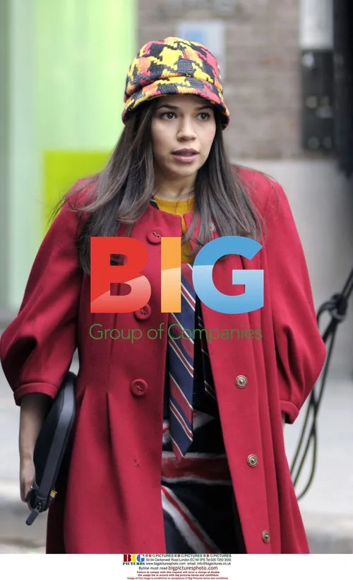 Ugly Betty Cast Filming on NYC Set