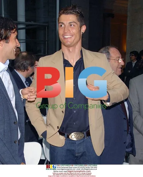 Cristiano Ronaldo and Raul Gonzalez at Champions League Final