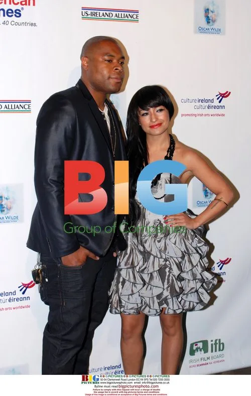 Spencer Nezey and Jessie Payo at Oscar Wilde Film Event