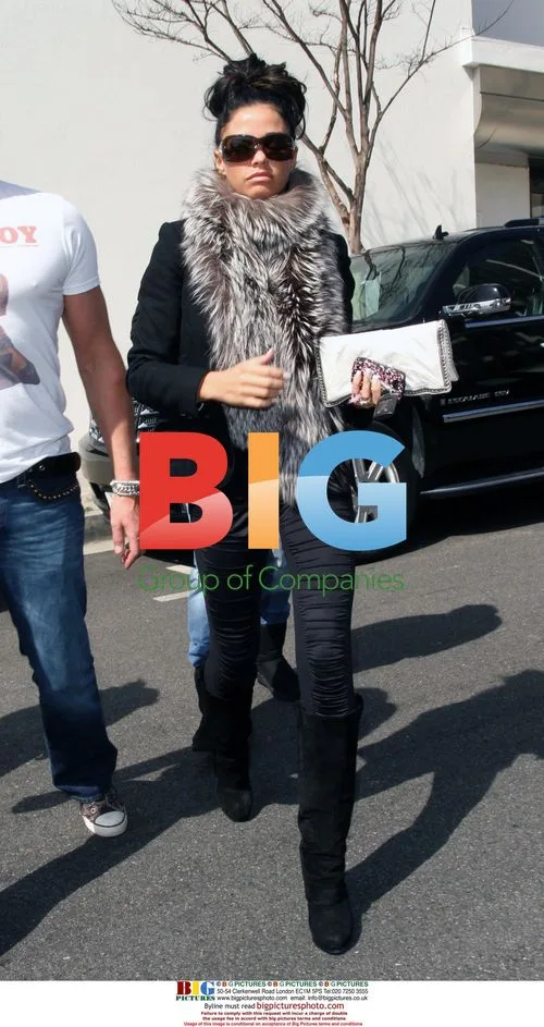 Katie Price arrives for Botox treatment