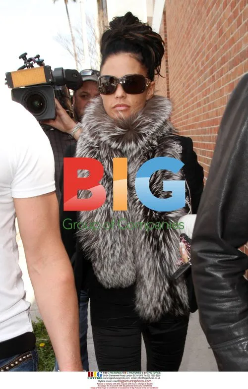 Katie Price Arrives for Botox Treatment
