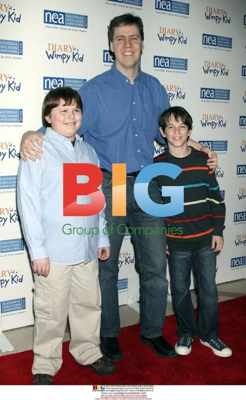 Robert Capron, Jeff Kinney and Zachary Gordon at 'Diary Of A Wimpy Kid' Premiere
