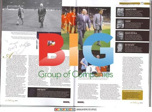 John Terry signs Carling Cup Final programme