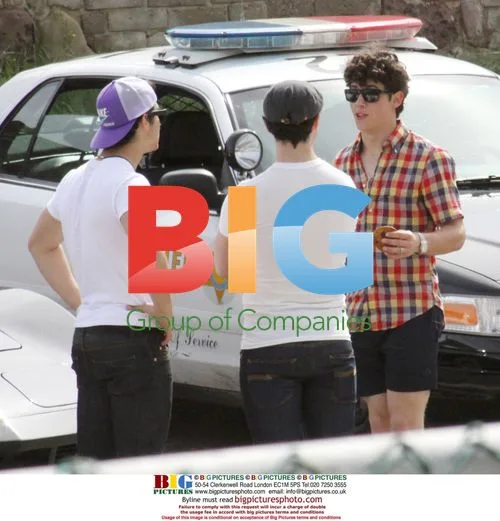 Jonas Brothers on 'JONAS' Set