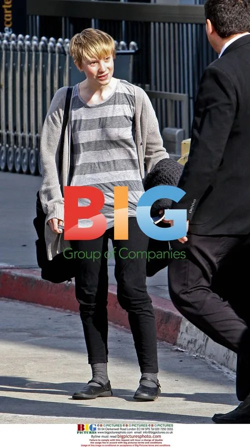 Mia Wasikowska at LAX Airport