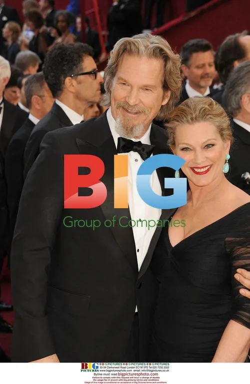 Jeff Bridges & Susan Geston at Oscars