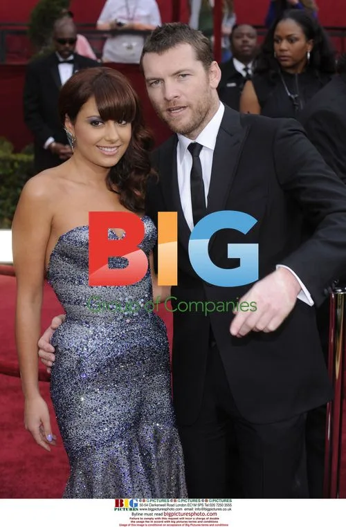 Sam Worthington and Natalie Mark at Oscars