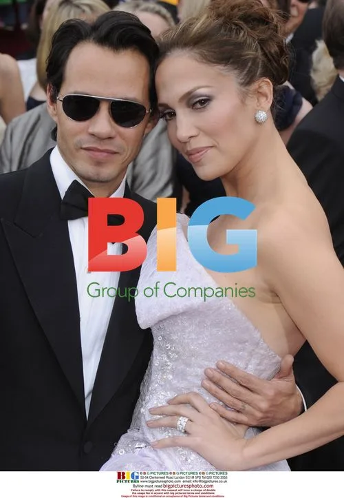Jennifer Lopez and Marc Anthony at Oscars