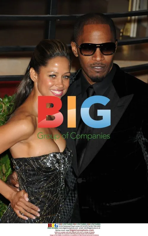 Stacey Dash and Jamie Foxx at 2010 Vanity Fair Oscar Party