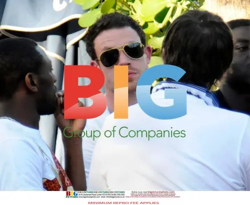 Wayne Bridge Parties with Teammates in Miami