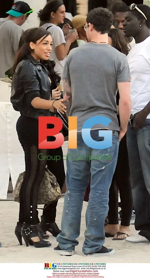 Wayne Bridge with Man City Pals in Miami