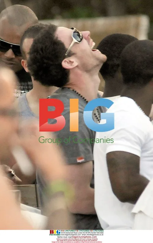 Wayne Bridge with Man City Pals in Miami
