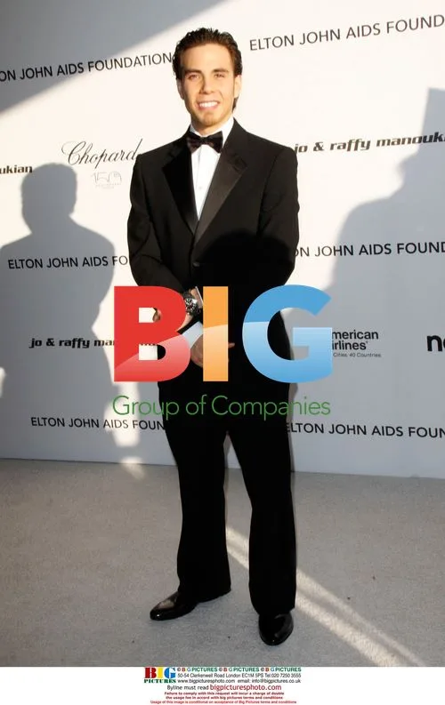 Apolo Ohno at Elton John AIDS Foundation Oscars Party