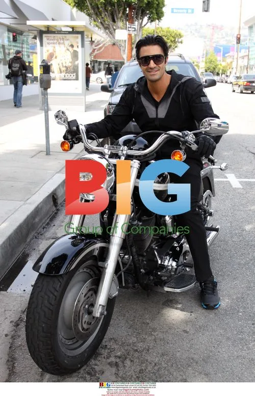 Gilles Marini Shopping at Armani Exchange