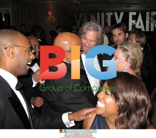 Jeff Bridges and Sue Bridges at Vanity Fair Oscar Party