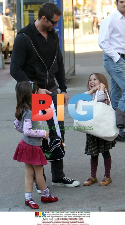 Hugh Jackman Picks Up Daughter Ava