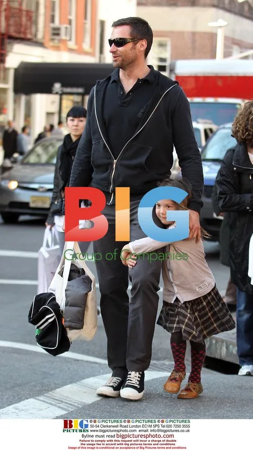 Hugh Jackman Picks Up Daughter Ava