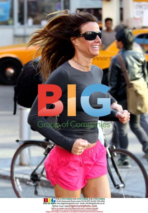 Kelly Bensimon Jogging in NYC